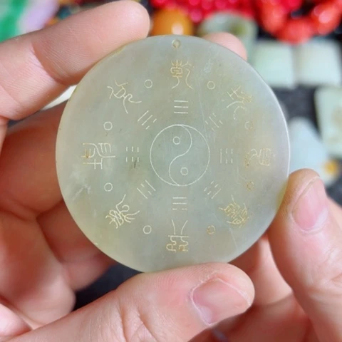 紫金钵盂菩提把件