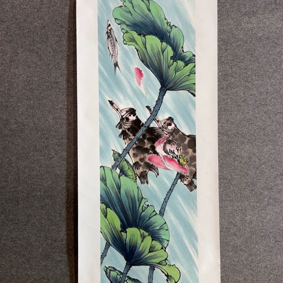 国画周游海老师手绘作品