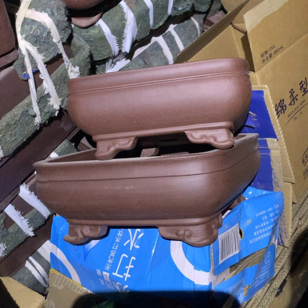 宜兴紫砂花盆处理