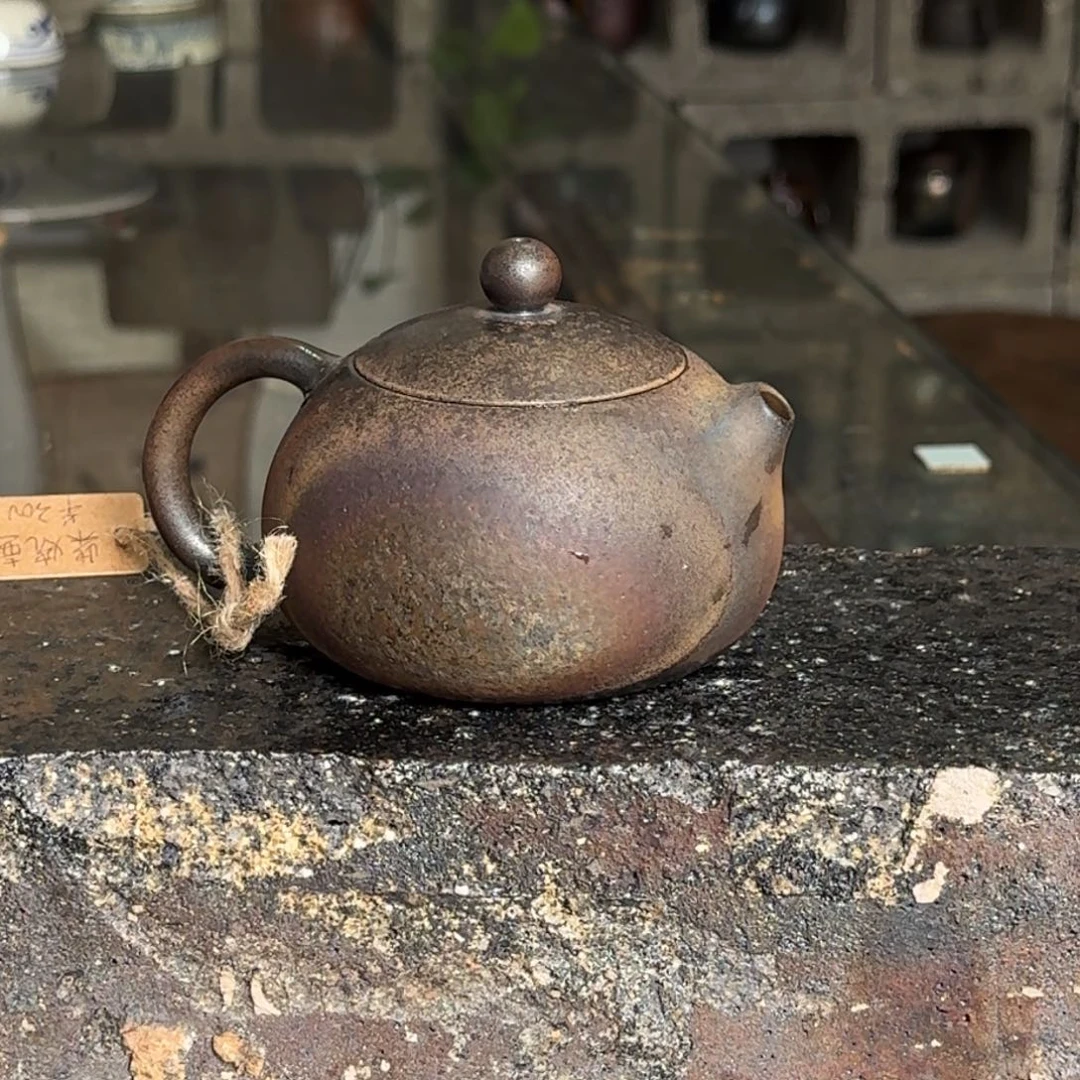 潮***起建水紫陶紫泥柴烧茶具