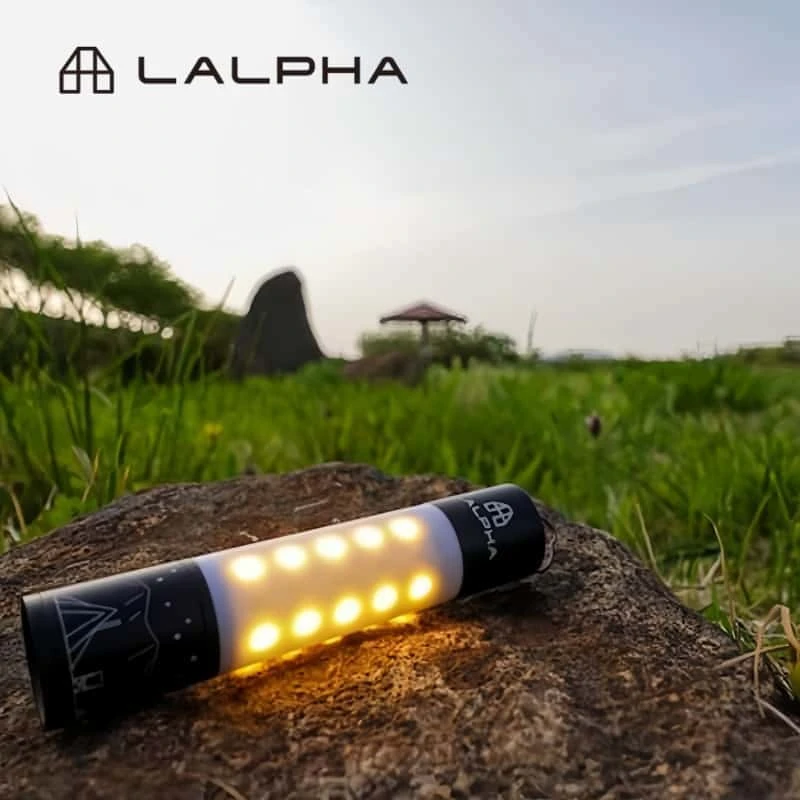 日本LALPHA拉尔发户外露营灯徒步灯多功能长续航变焦手电LED-100
