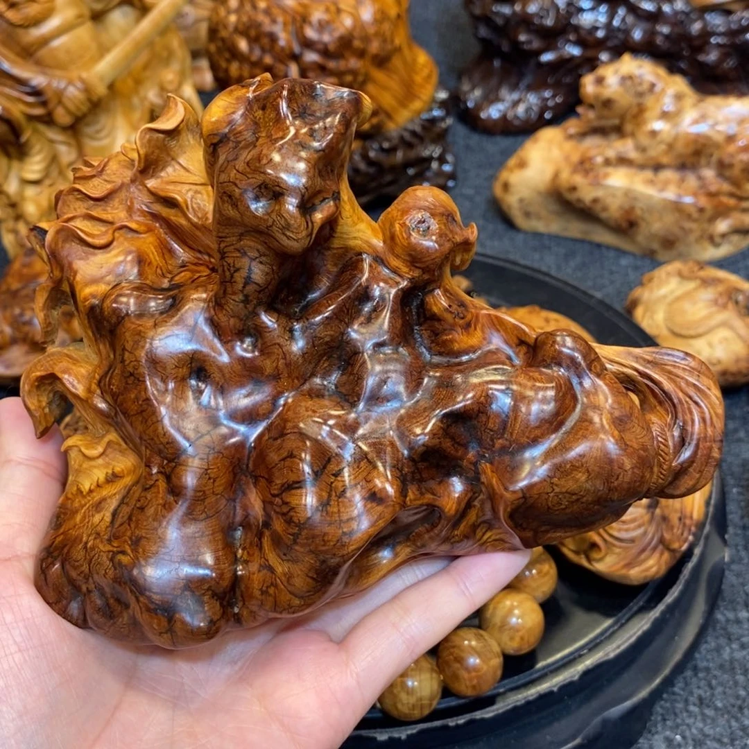 柏木（崖柏）陈化黑金脑纹蚂蚁腿白菜