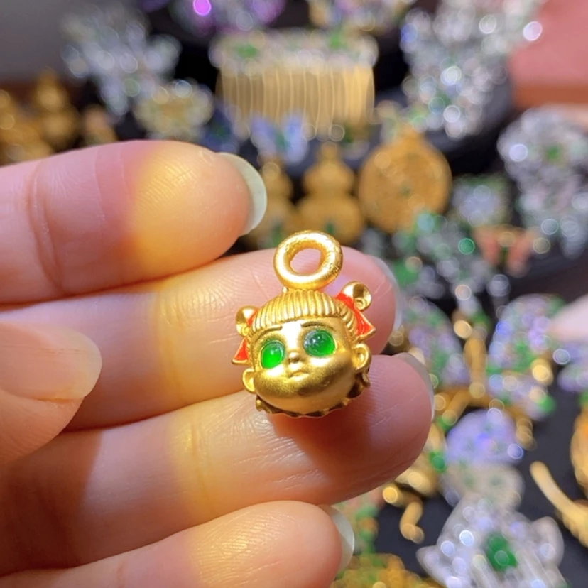 【闪购商品】银S925镶嵌挂件翡翠