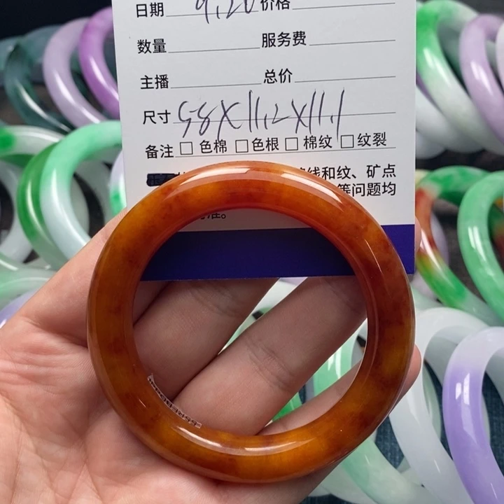 茉***花仿水晶非金属高端手镯时尚百搭款式