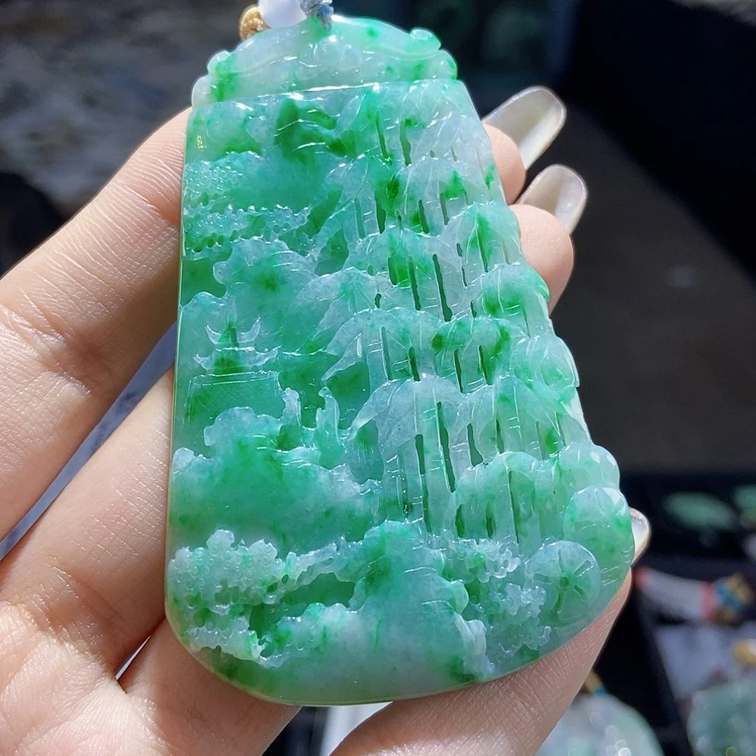 颈饰未镶嵌翡翠翡翠