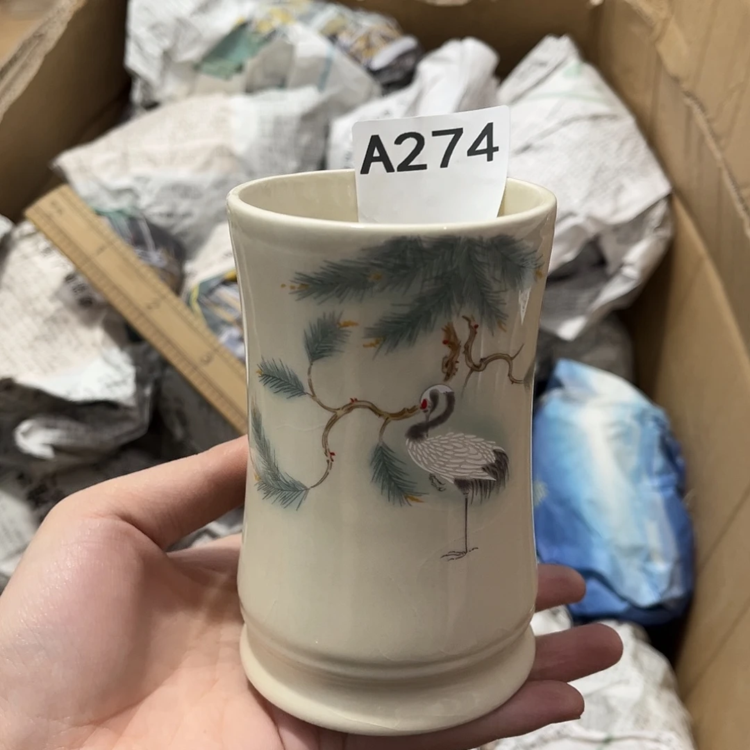 瓷片茶摆件工艺品摆件666