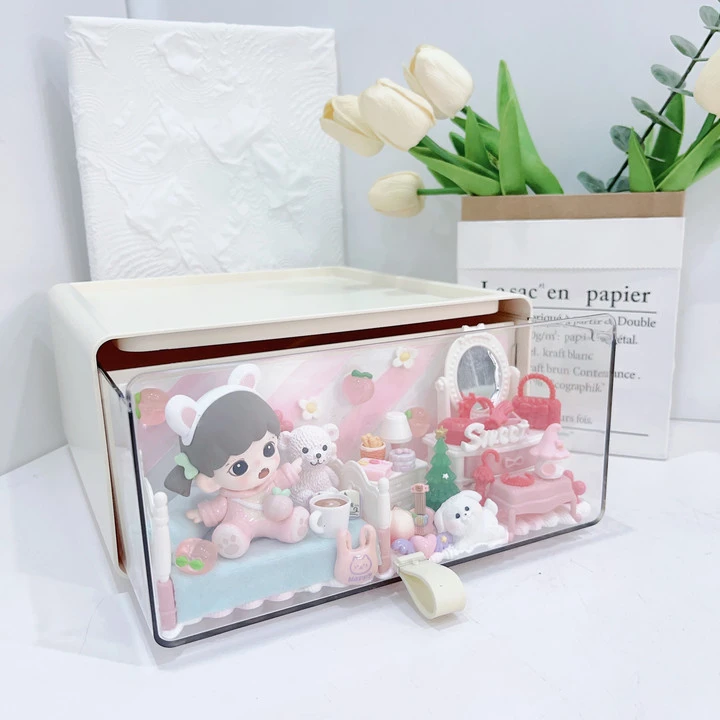 创意DIY  手工抽屉收纳柜创意摆件