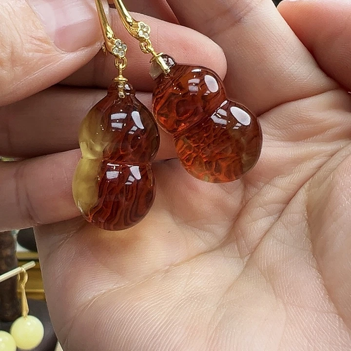 琥珀银S925镶嵌珠宝奇石