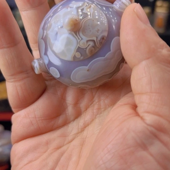 未镶嵌茶壶玛瑙/玉髓