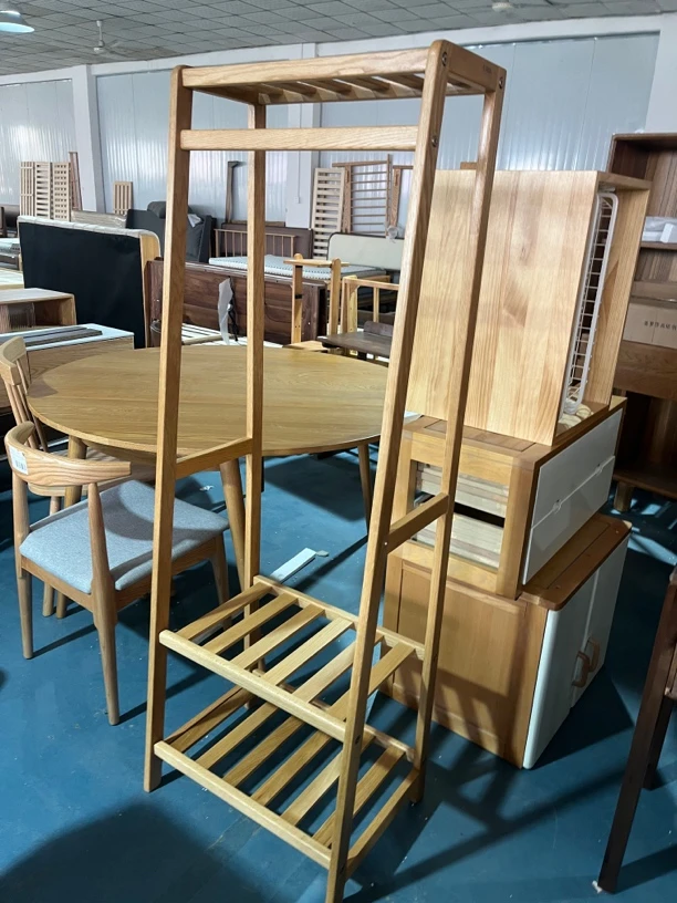 衣帽架橡木实木衣帽架0.56样品清