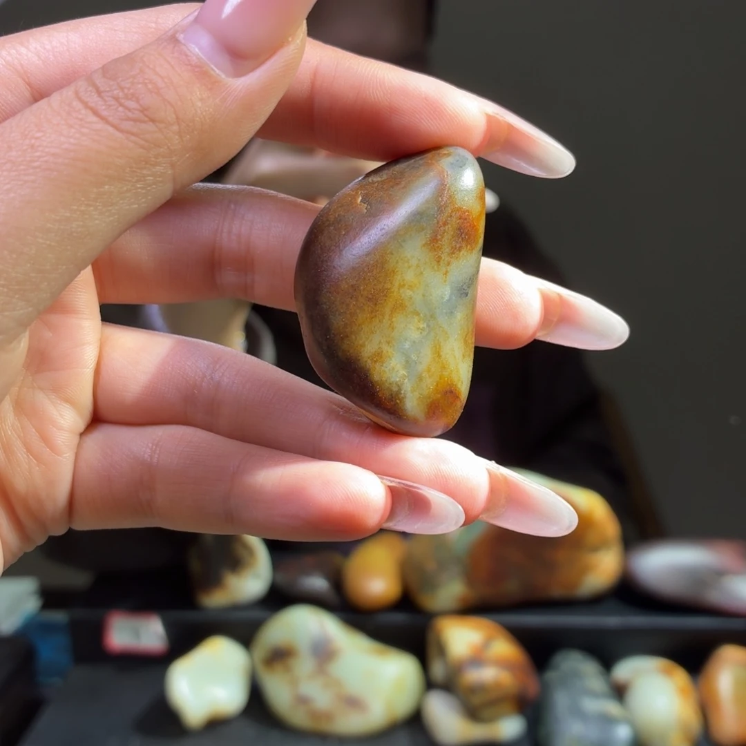 和田玉未镶嵌挂件35.5