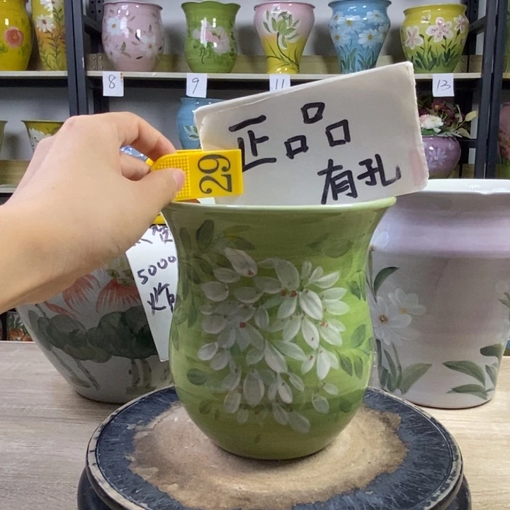 景德镇高温陶瓷花盆