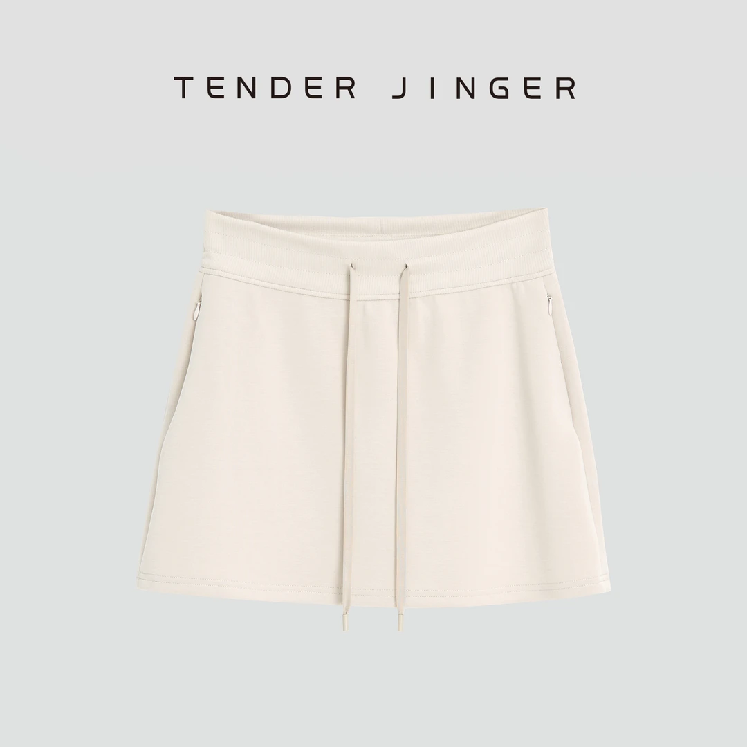 Tender Jinger【BASICS】2024夏莫代尔休闲防走光半裙T42JLL77026