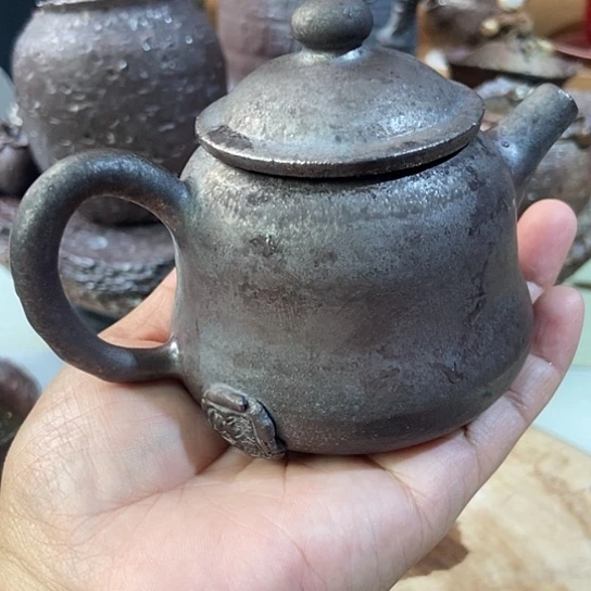 杯柴烧裸烧手作品