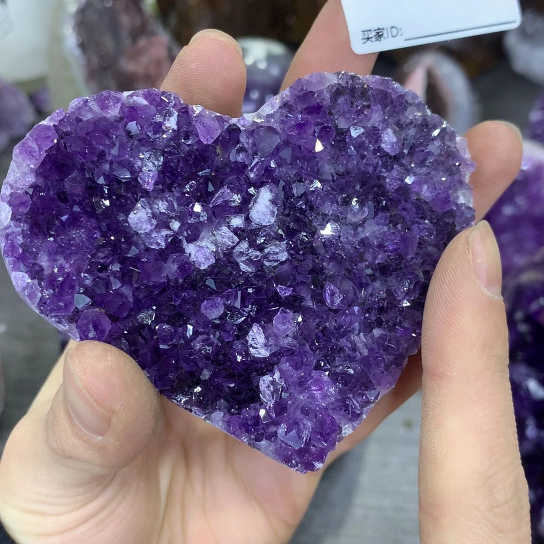 紫晶珠宝半成品未镶嵌452