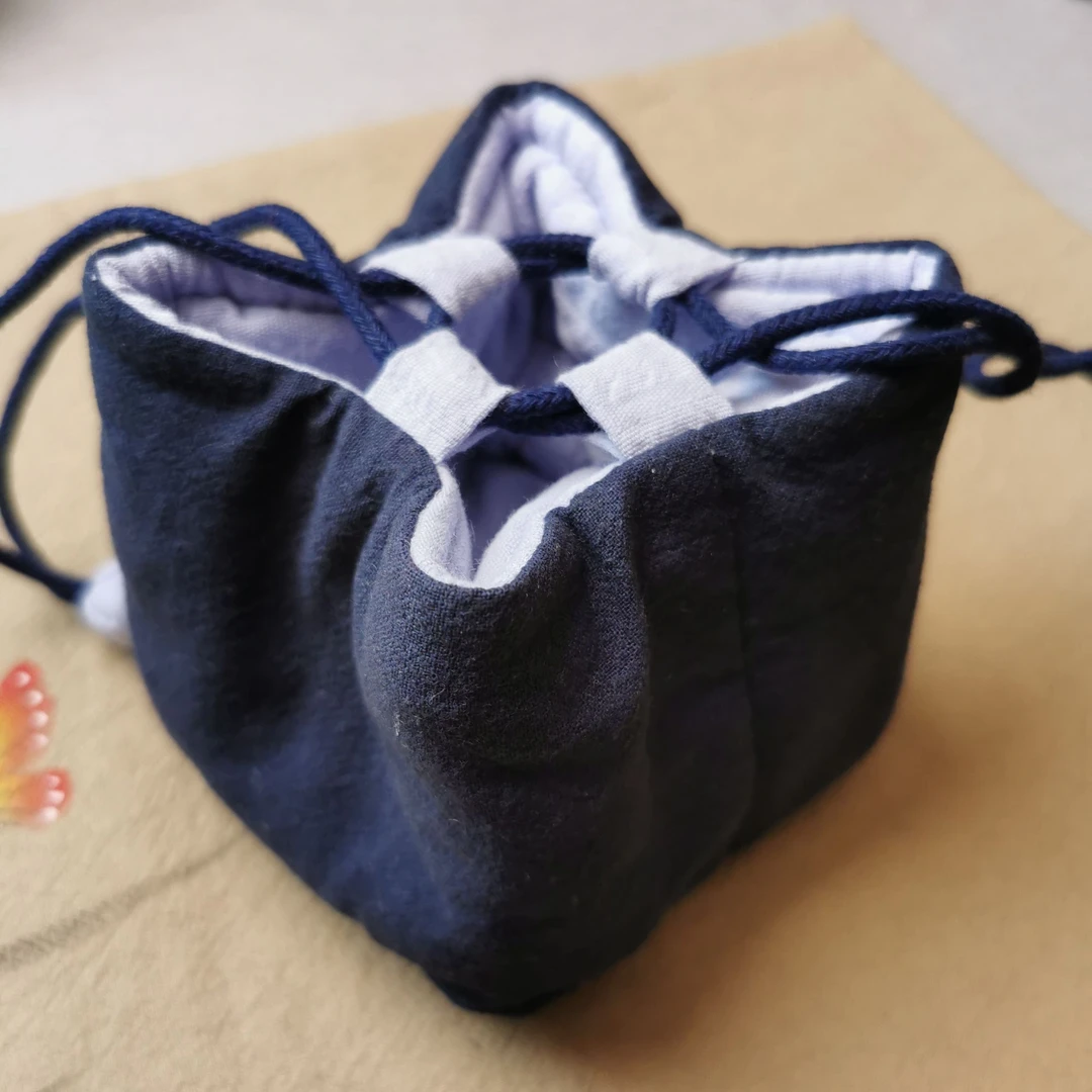 【直播新人福利】棉麻中号斗金9*9CM 茶杯袋 保护袋