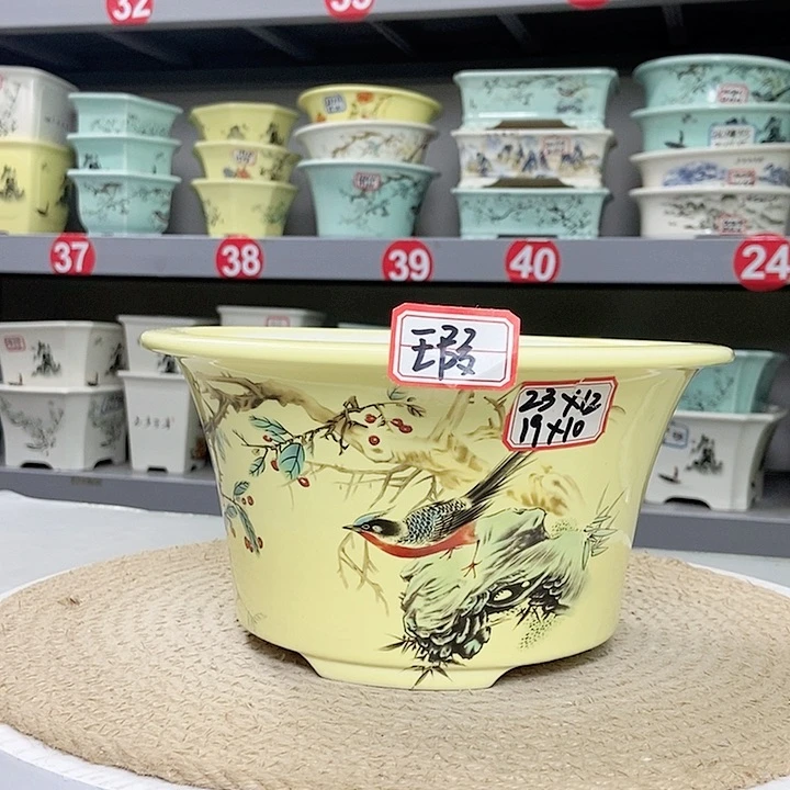 紫砂花瓶紫砂花盆