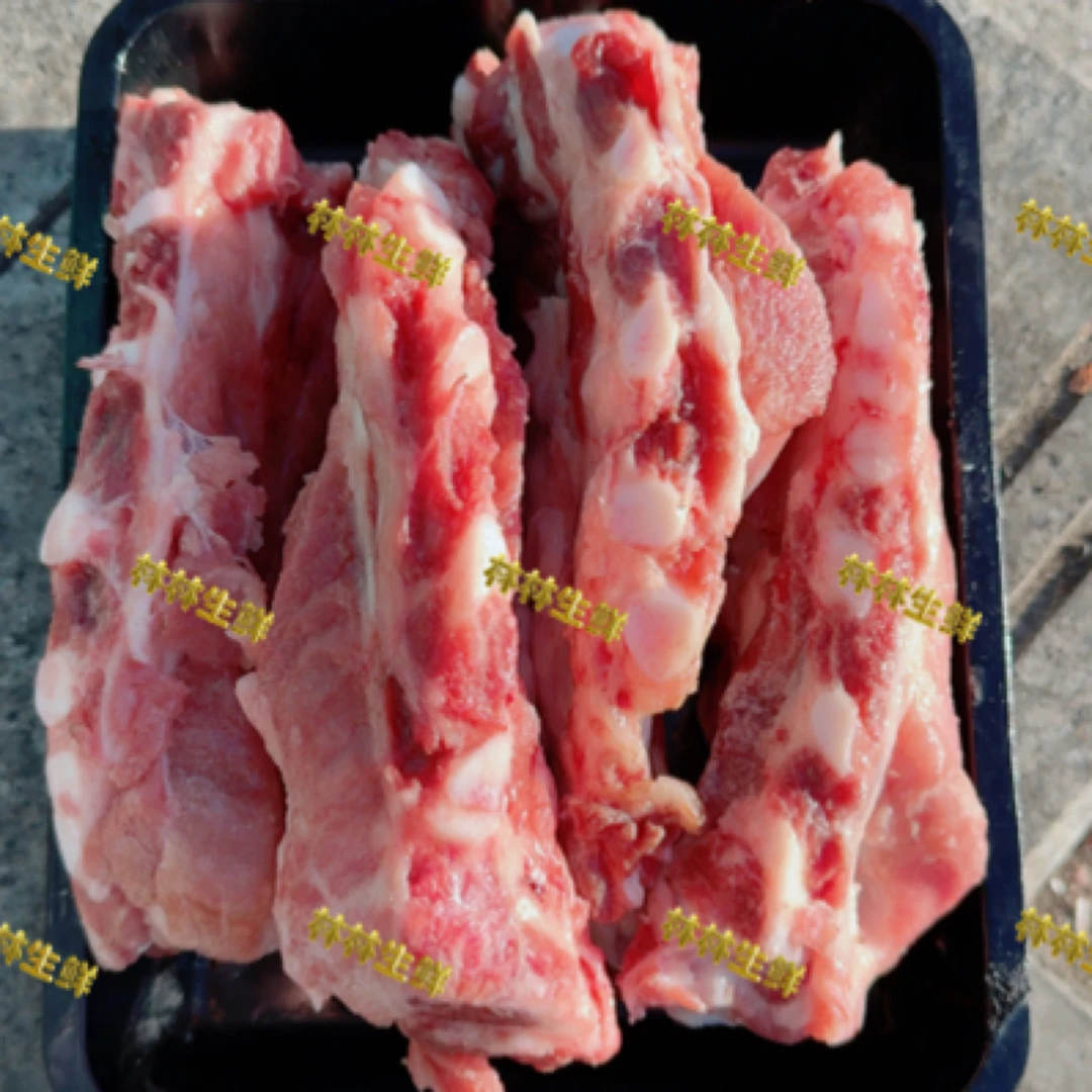 农家散养土猪排骨猪肋排边带脆骨适合红烧煲汤