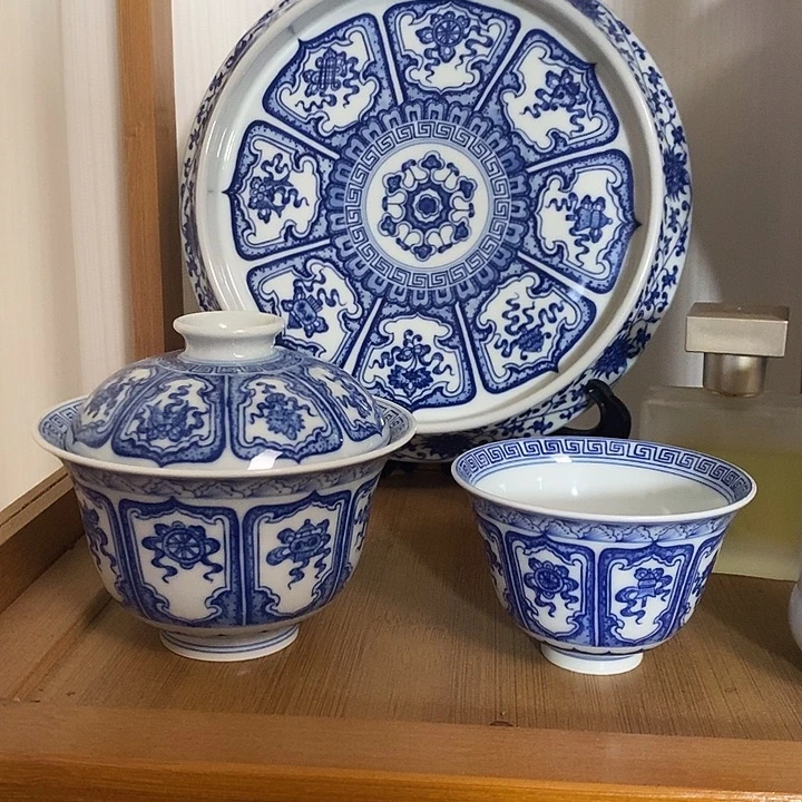 瓷【至坤承器】八宝套组