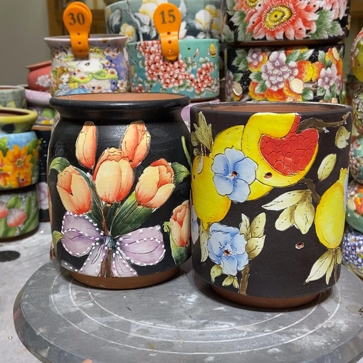 景德镇艺术手绘作品