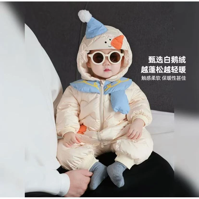 【2026年新款】商场婴儿加厚连体衣羽绒服