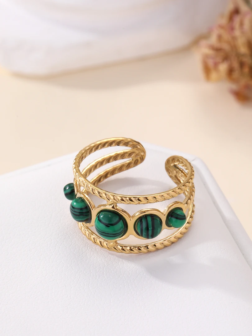 钛钢戒指 C50钛钢活口女指环百搭重工复古气质轻奢手工个性