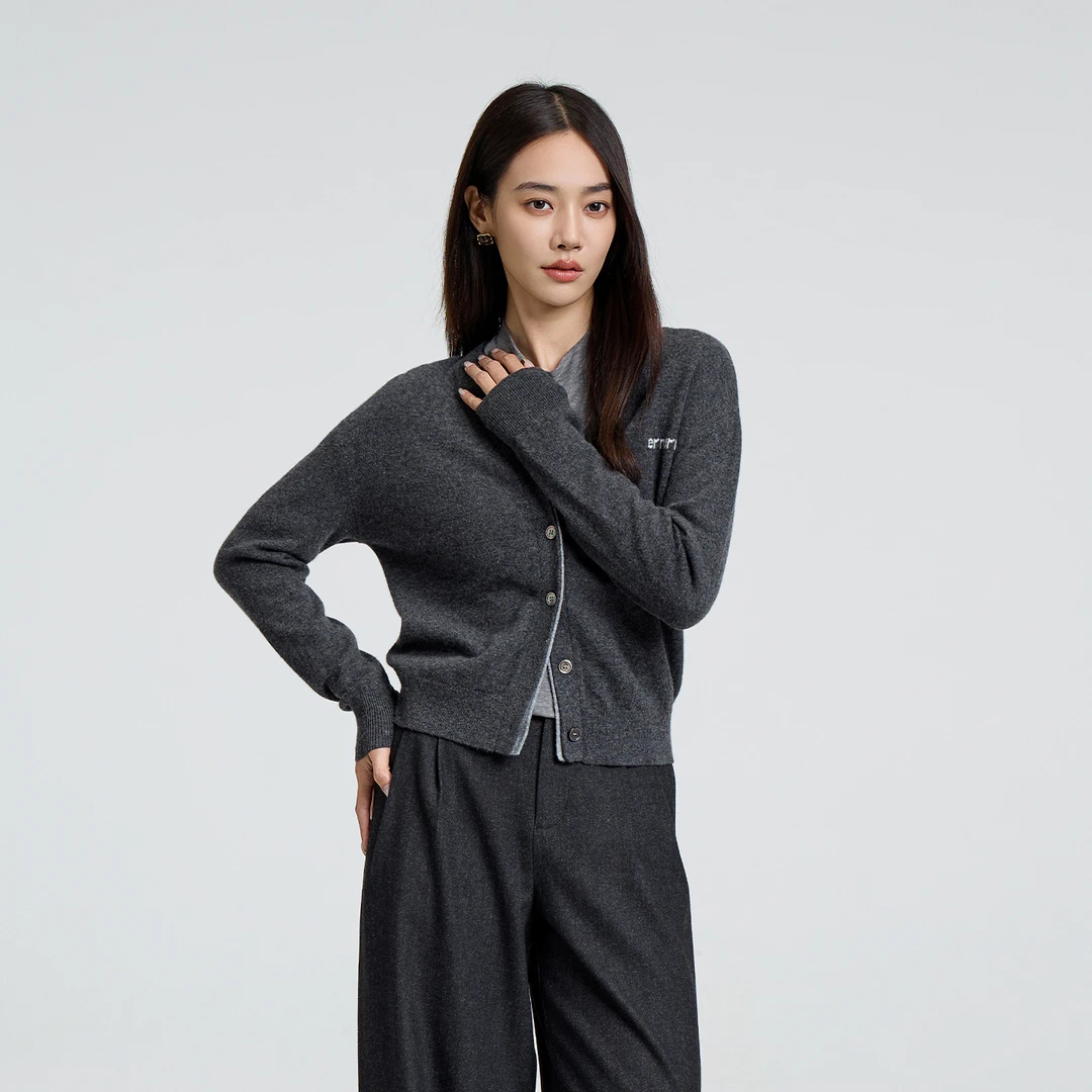 冬季毛衣开衫女装V领开衫ESDMOB293