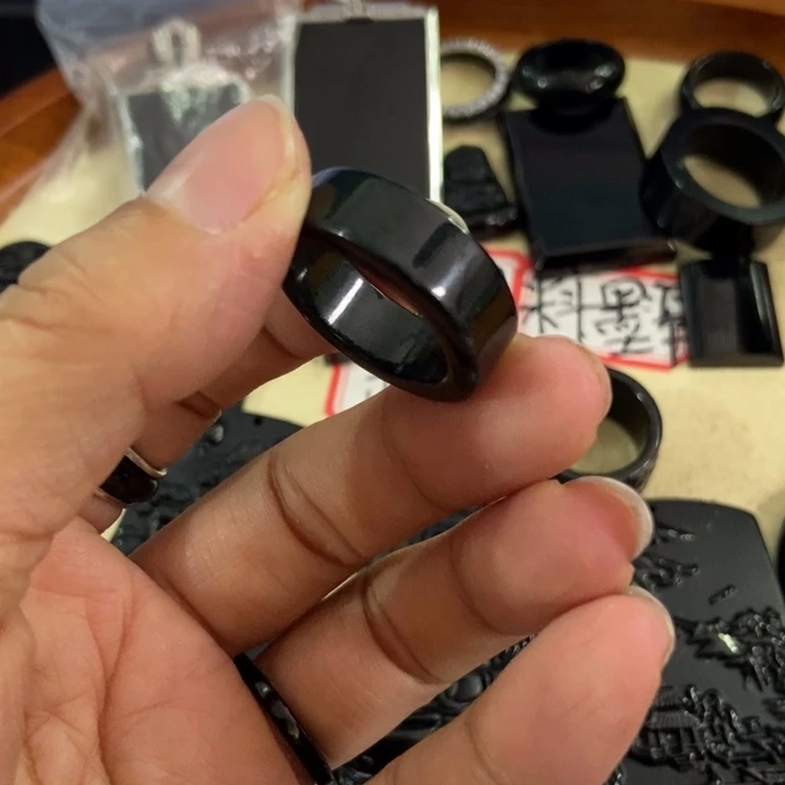 翡翠戒指未镶嵌ヅ****?墨翠19