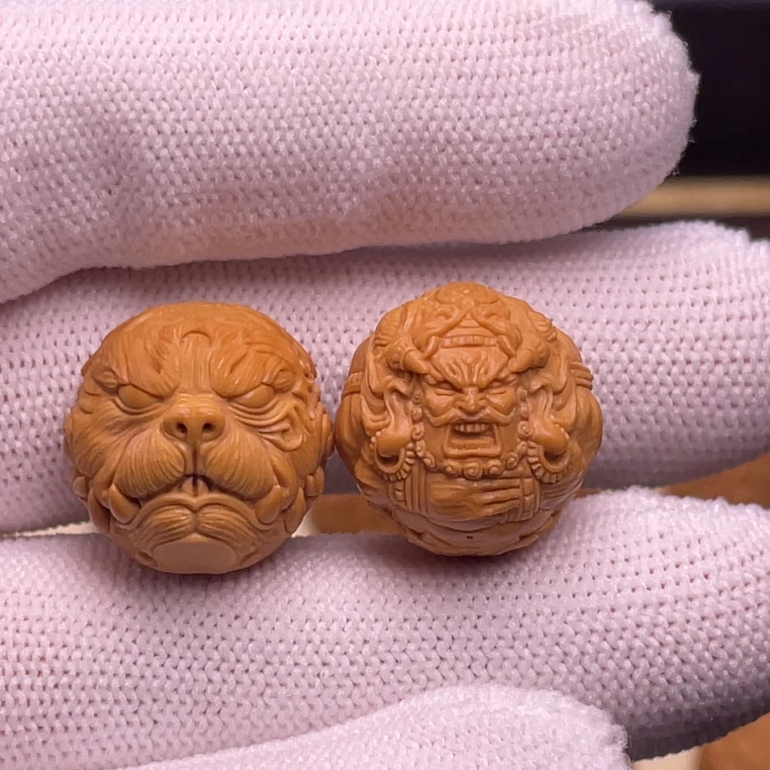 青****猴头核桃吊坠顶工狗王财象18.4左右