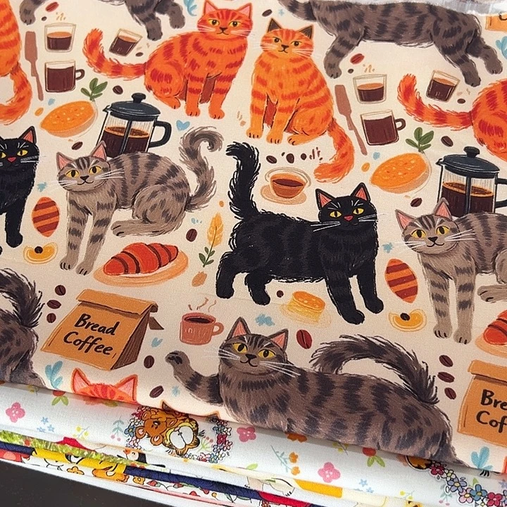 棉一米价纯棉细帆布1.5米宽果子布艺块