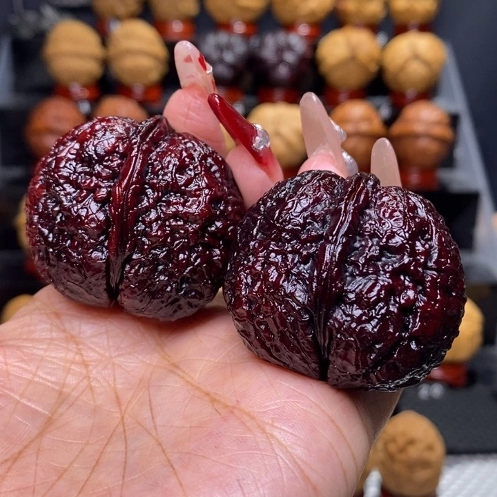 文玩核桃把件卿*卧龙元宝1号