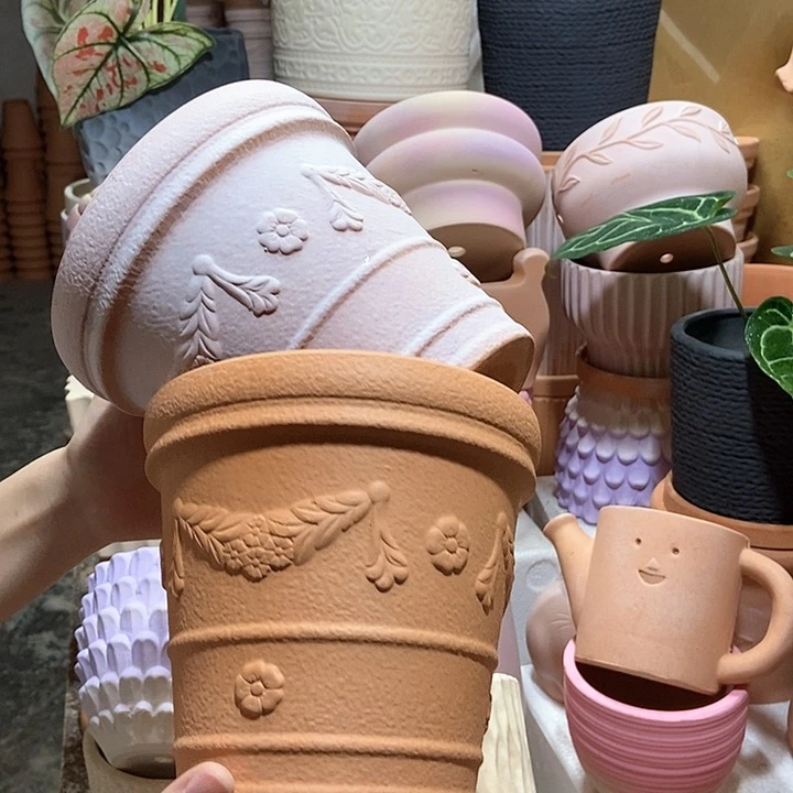 16×15麦穗花 雾化+红陶2个