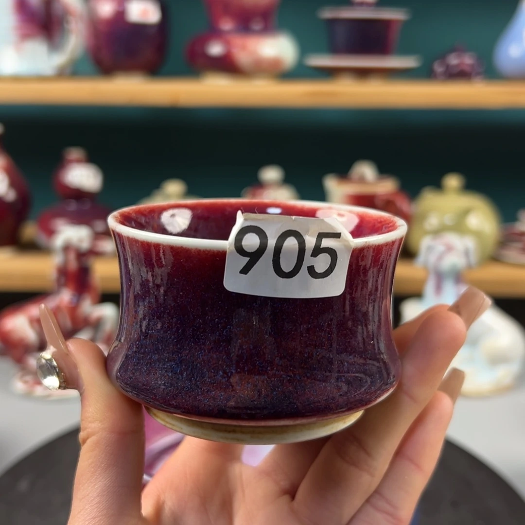 瓷片全品无暇主人杯纯手工