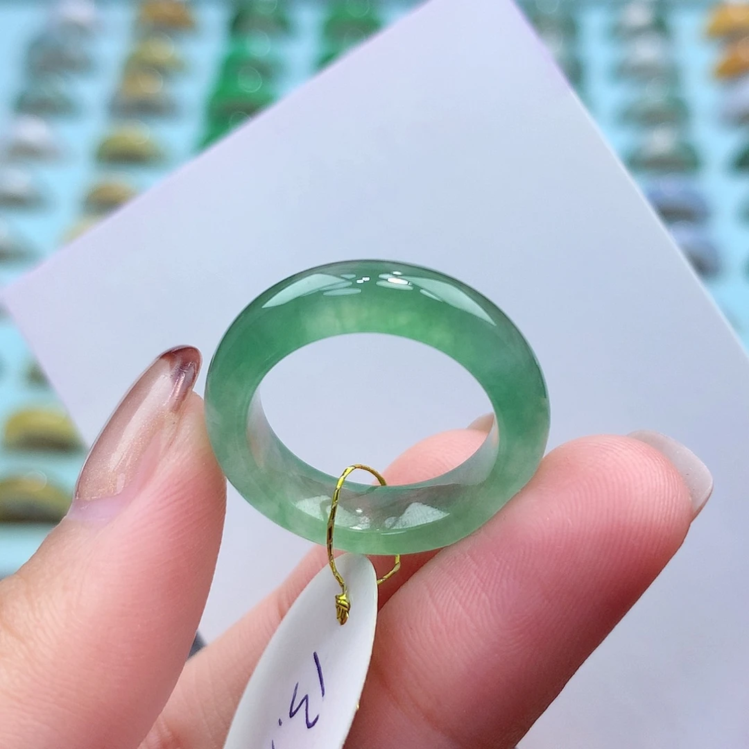 未镶嵌戒指翡翠1314圈