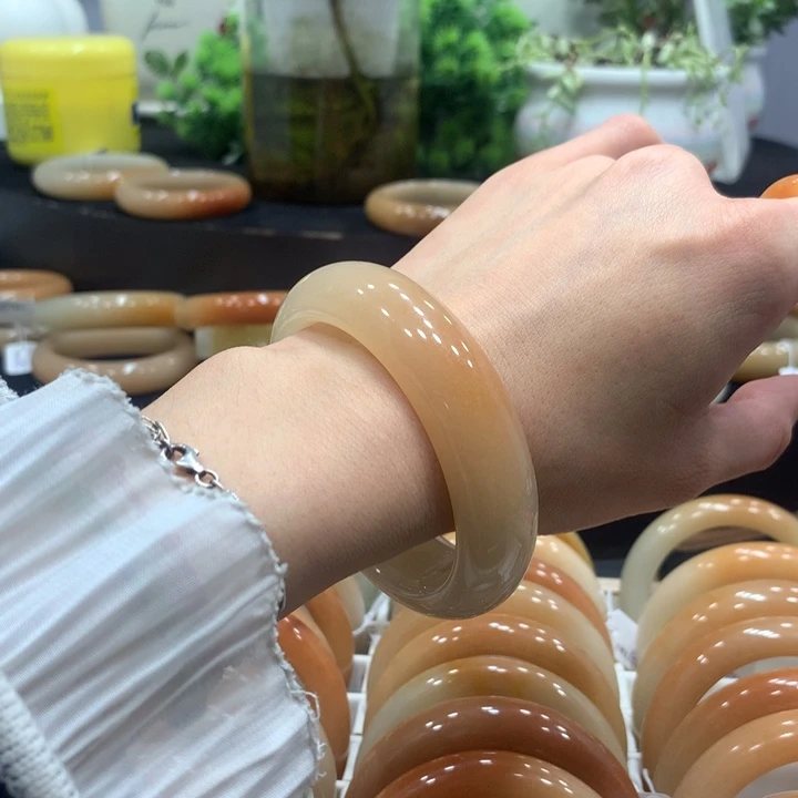 查罗石合金手镯（开口镯）57.6