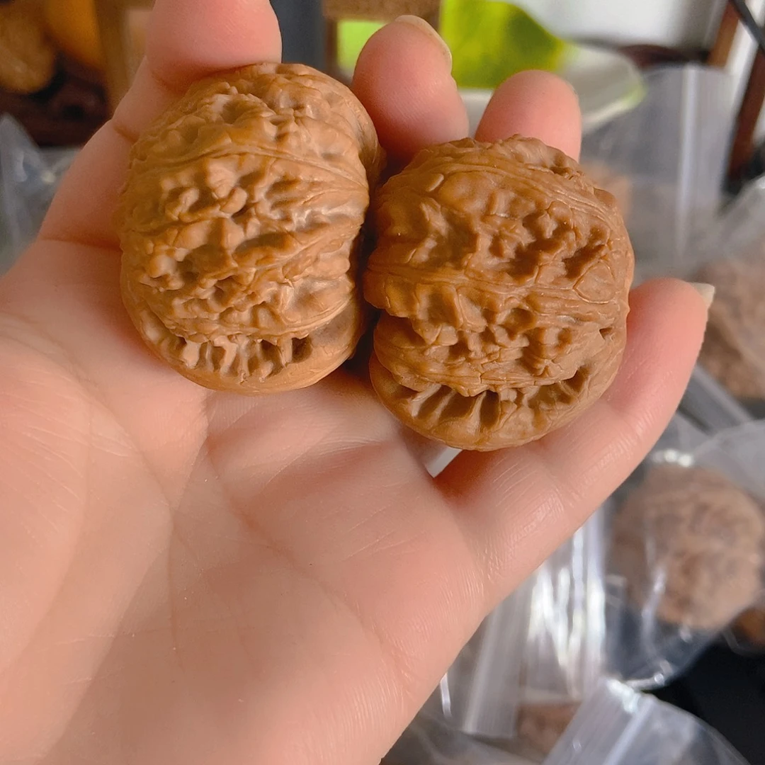 驴***界吊坠文玩核桃白狮子
