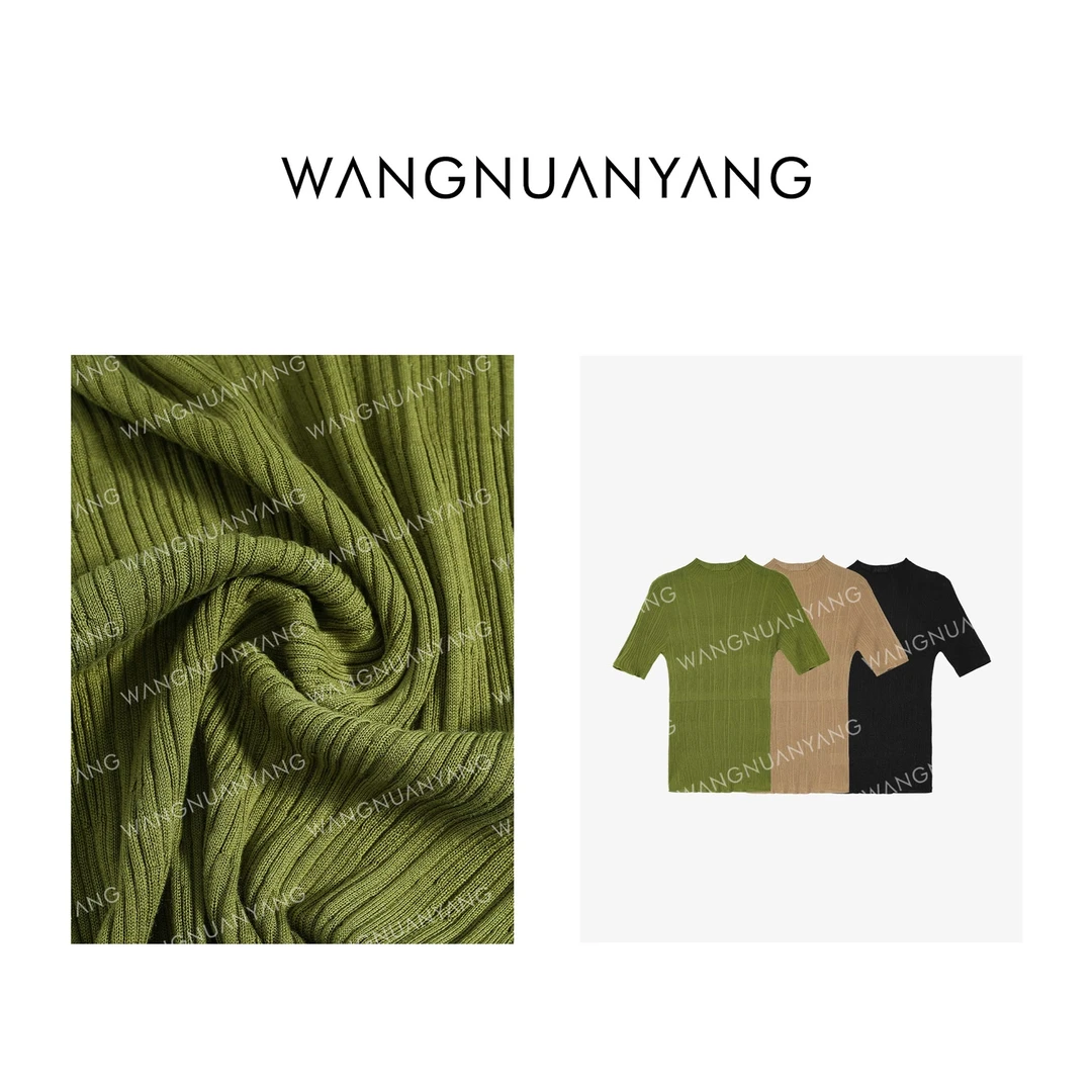 王暖阳织梦｜“莱赛尔天丝”修身显瘦中高领凉爽短袖上衣（ZS750