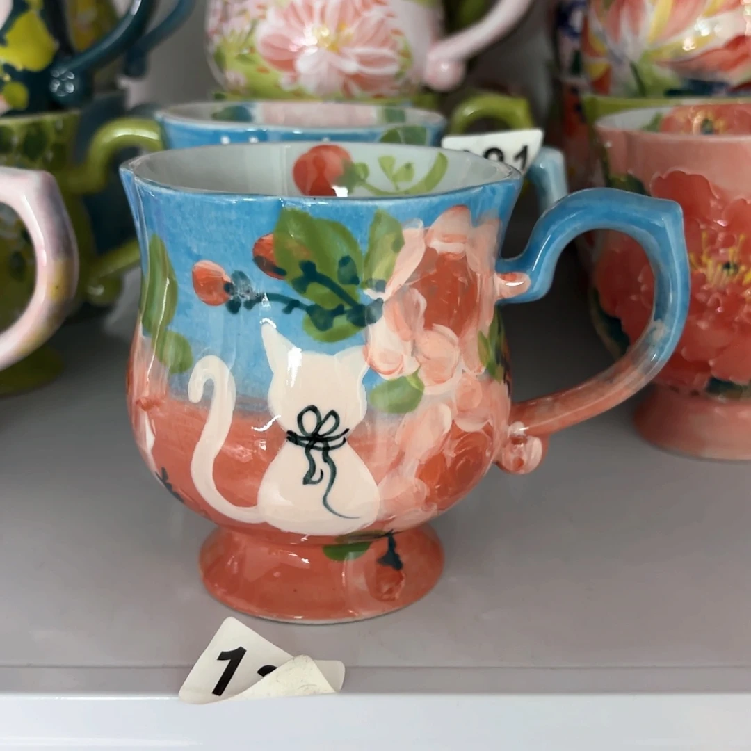 景德镇手绘高温釉下彩陶瓷茶具