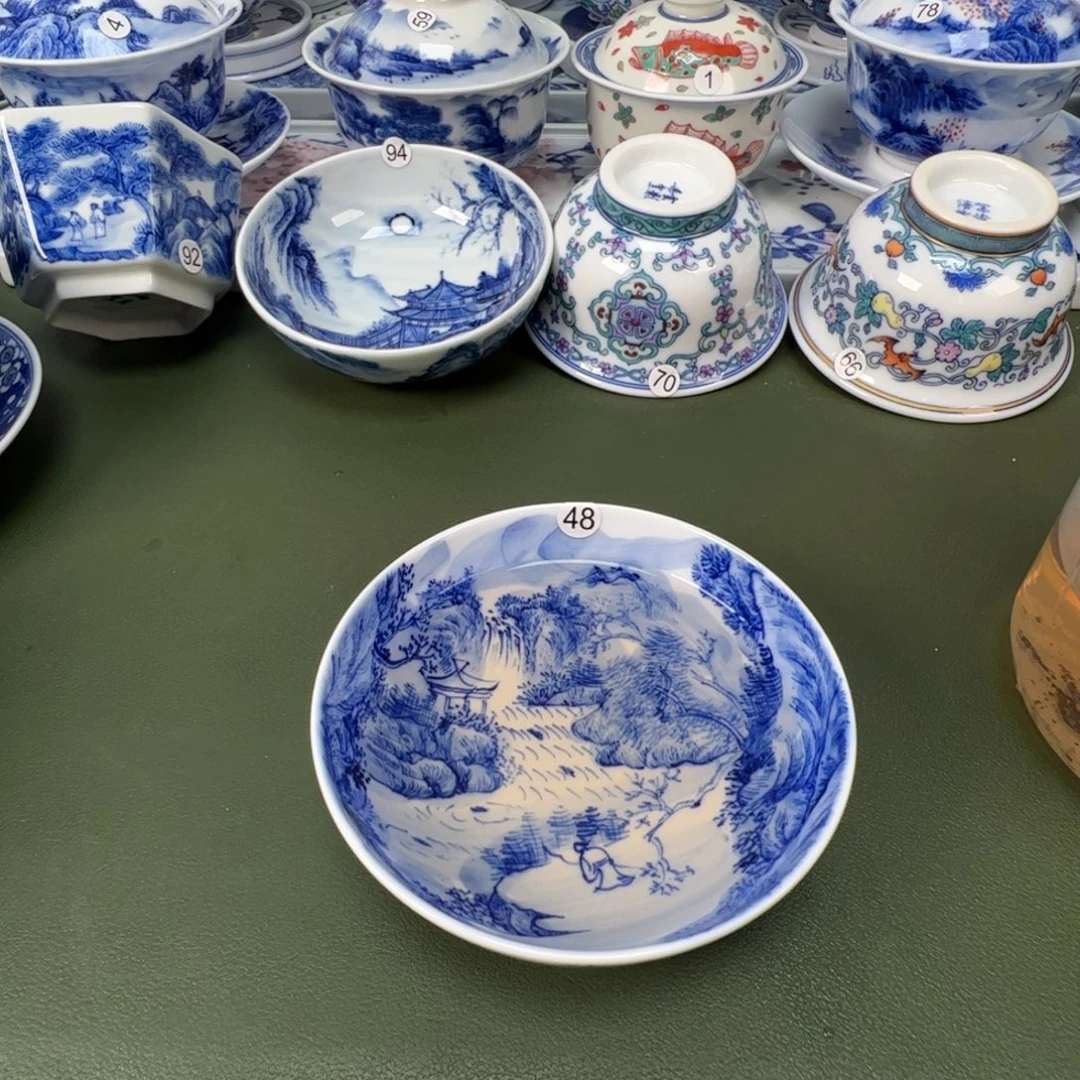 景德镇纯手工纯手绘茶具木木48