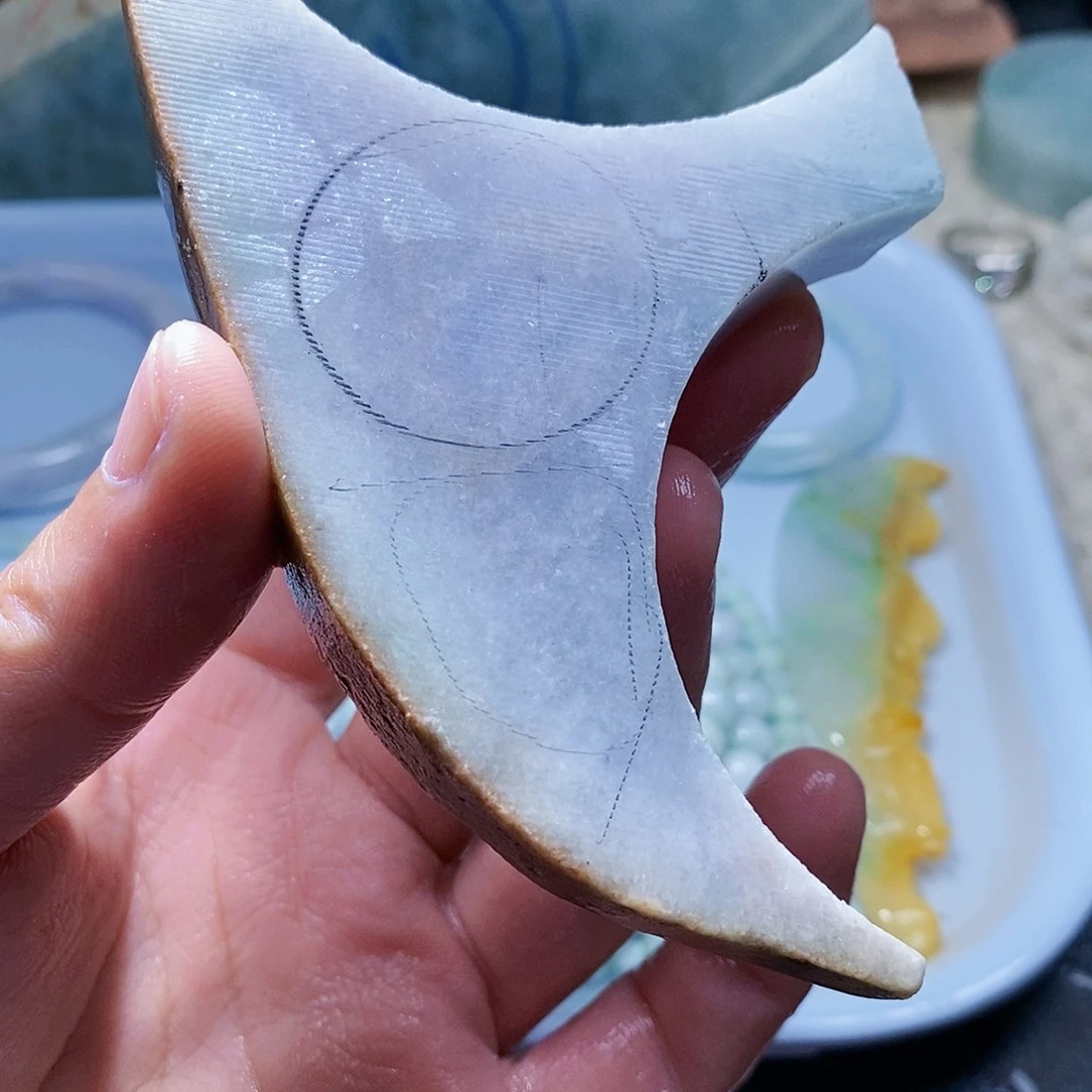 余***果翡翠未镶嵌颈饰888