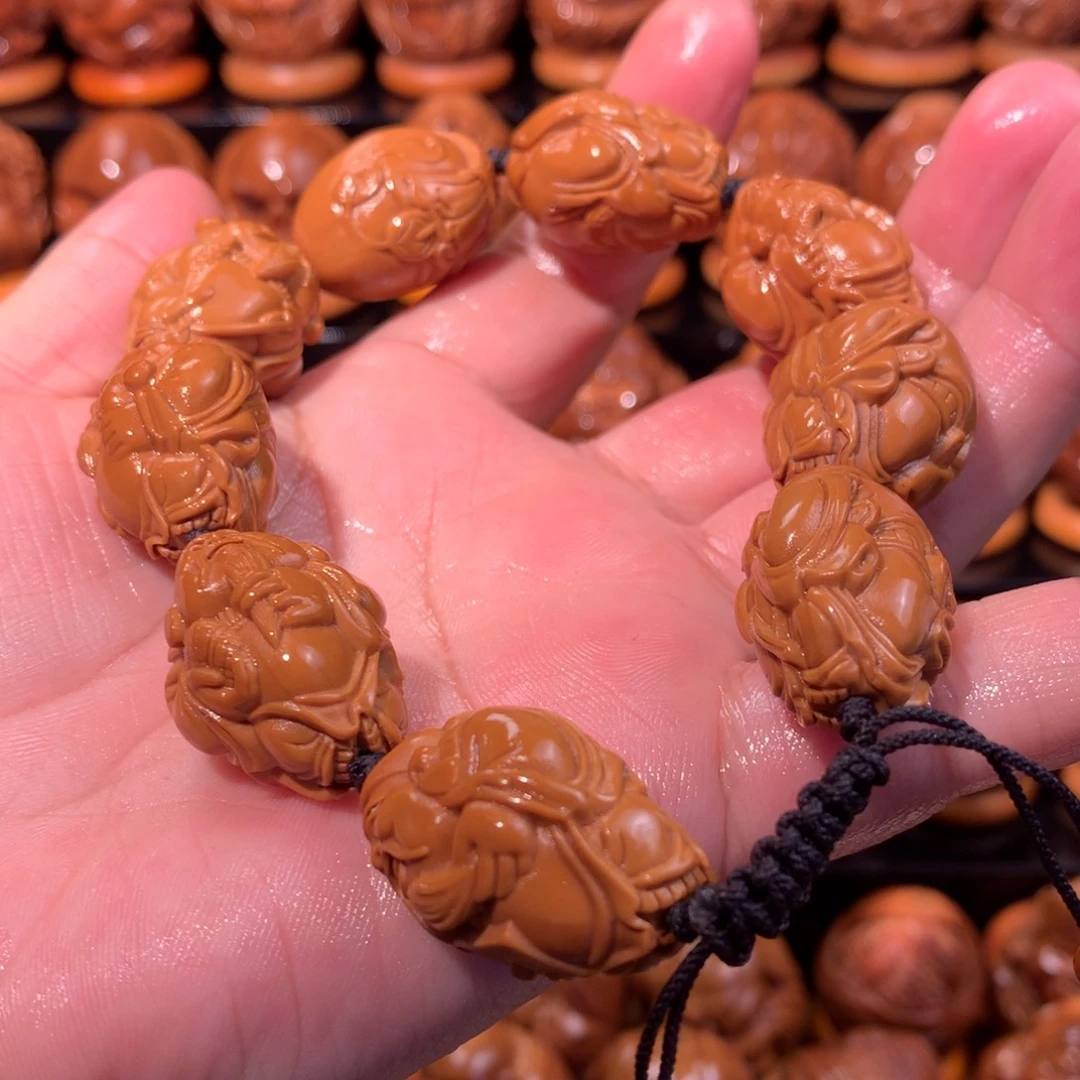 橄榄核手串/手链水晶财神