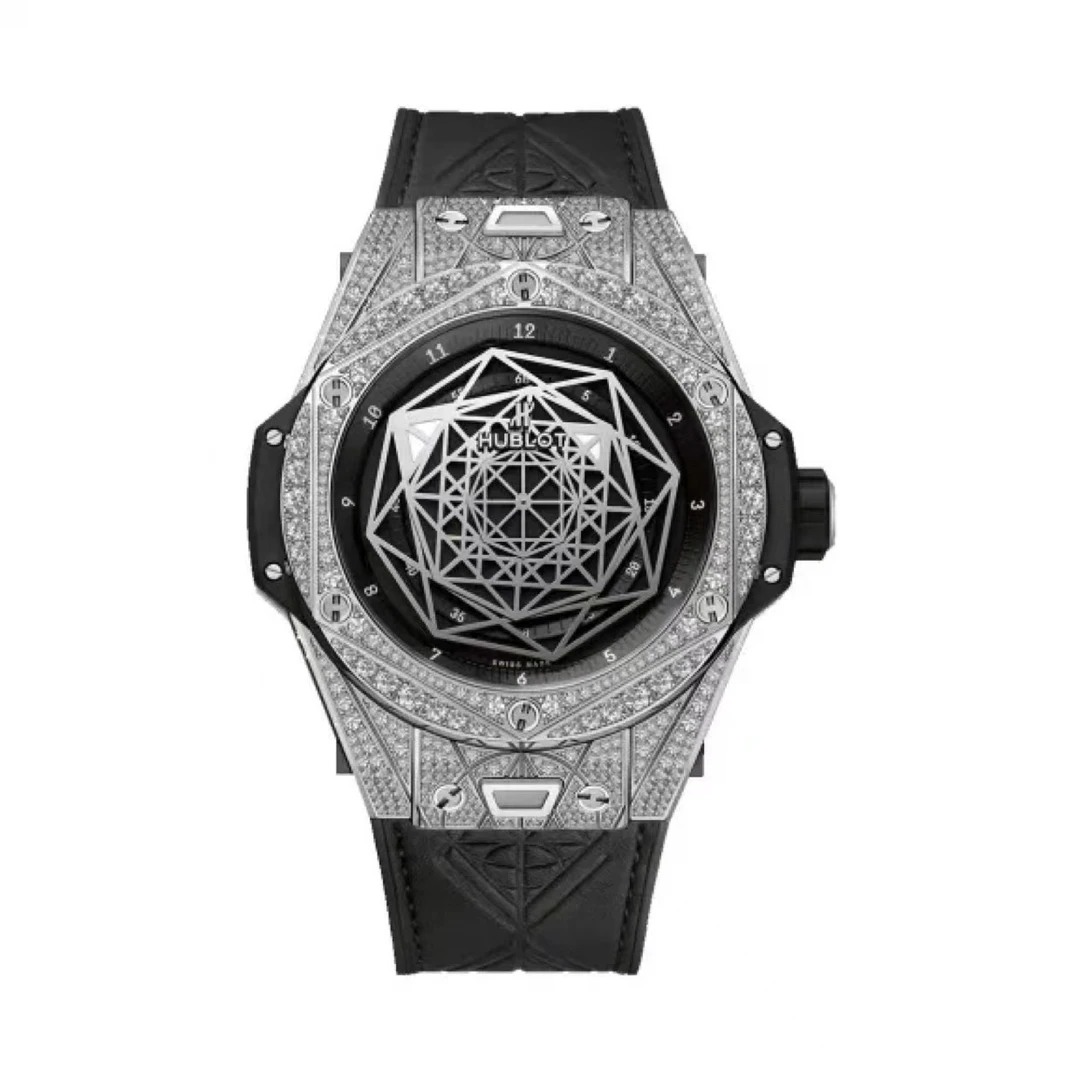 99新 Hublot/宇舶表 哈馆/大爆炸415刺青原钻/45mm/单表