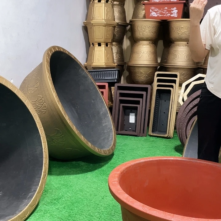 圆盆古铜一米二一个