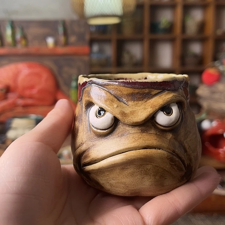 白***梨人脸杯1223456666555