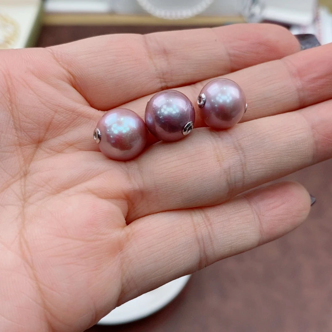 淡水珍珠颈饰银S925镶嵌