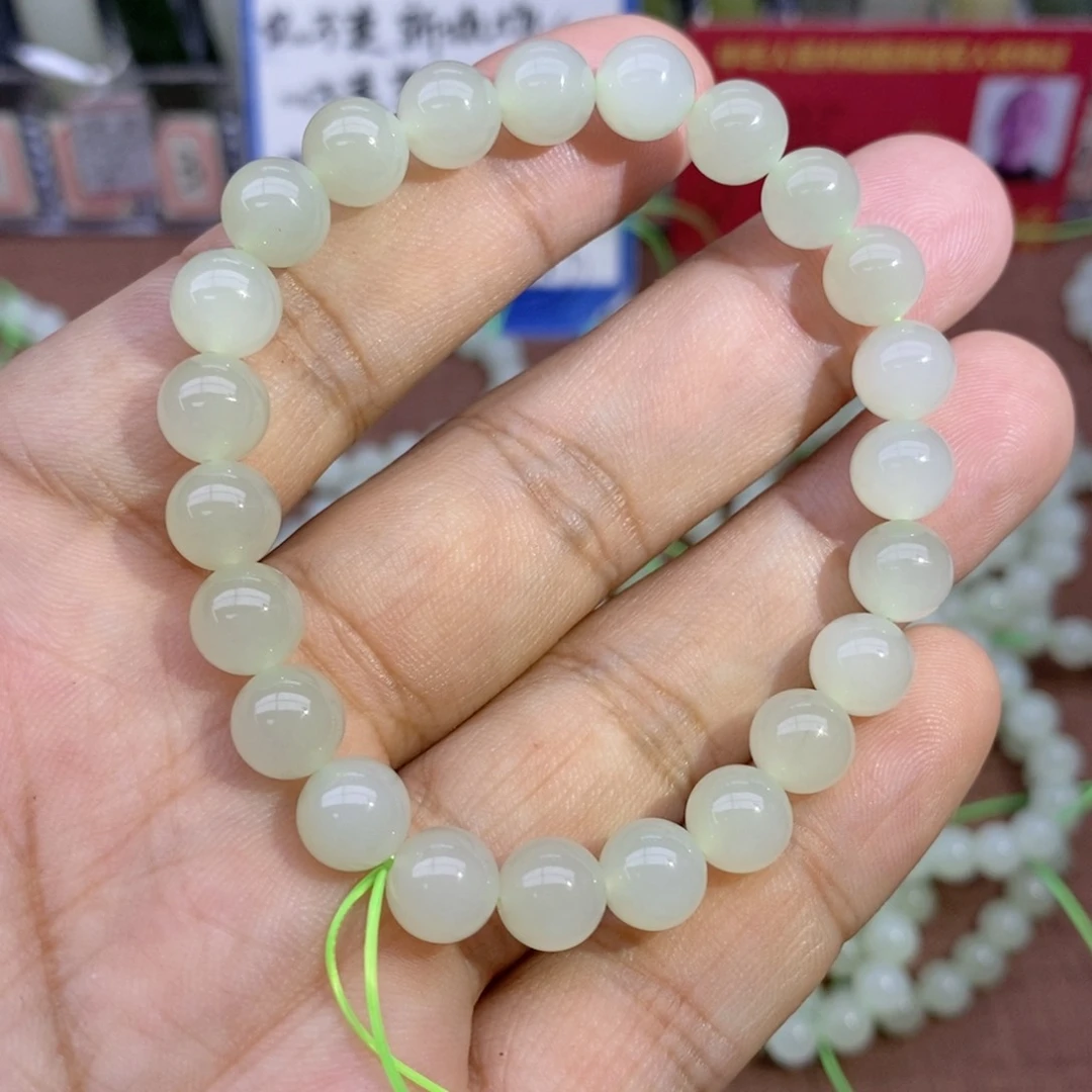 未镶嵌手串和田玉卡8