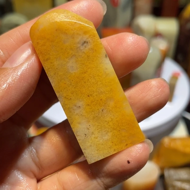 寿山石印石素章印章