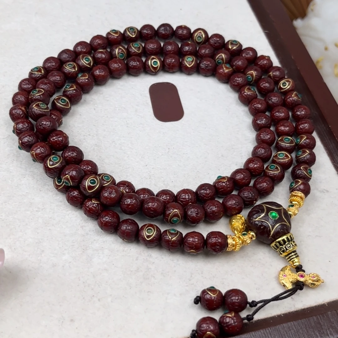 多***8凤眼菩提吊坠凤眼
