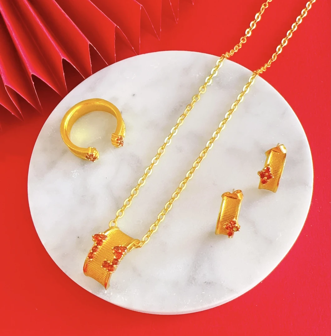 铜合金项链 铜合金 509号耳环项链戒指 精致nipal