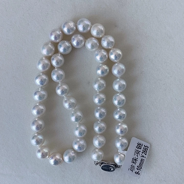 颈饰银S925镶嵌淡水珍珠10